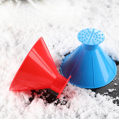 2pcs Snow Blower Windshield Cone Deicing Tool Snow Remover Car Snow Scraper