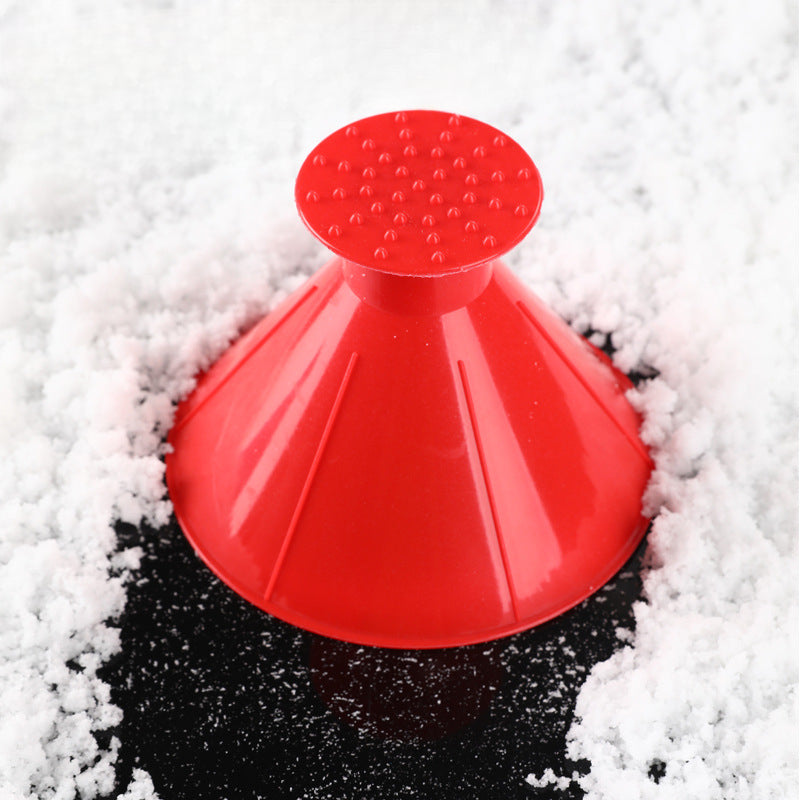 2pcs Snow Blower Windshield Cone Deicing Tool Snow Remover Car Snow Scraper