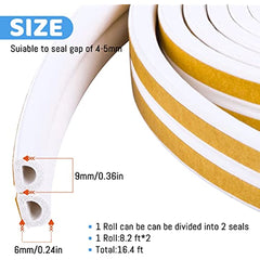 Foam Window Seal Strip Self Adhesive Weather Stripping 7.20x6.25x8 Feet