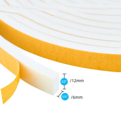 High Density Foam Weather Stripping Door Seal Tape Roll