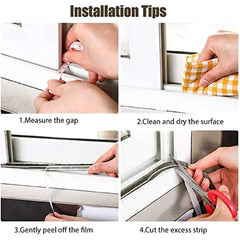 Weather Stripping Door Window Seal Strip Self Adhesive Soundproof Draft Bloc