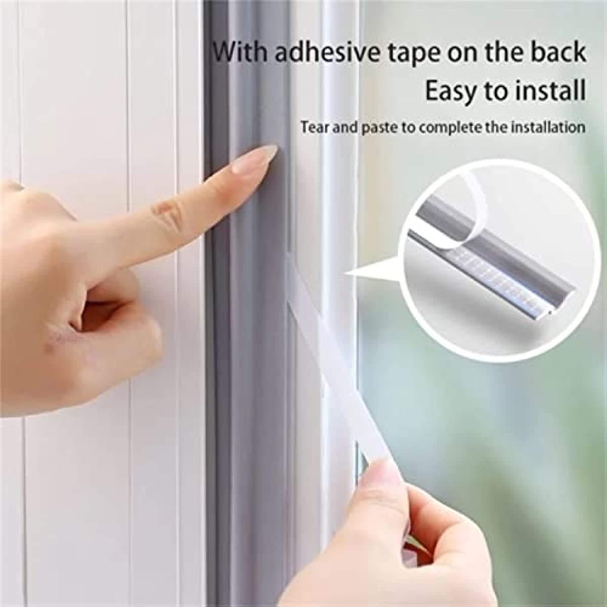 Self Adhesive Window Gap Sealing Strip Foam Seal Tape