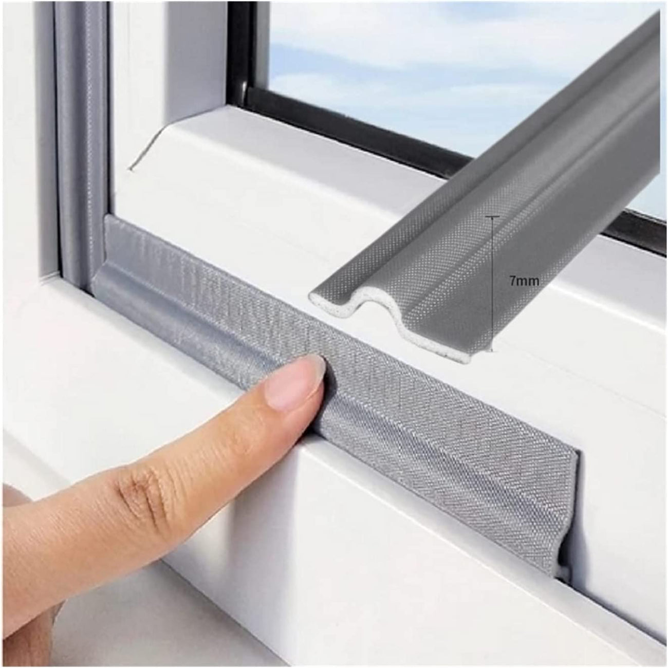 Self Adhesive Window Gap Sealing Strip Foam Seal Tape