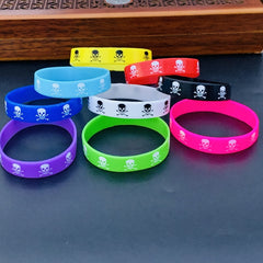 Skull Sports Silicone Bracelets Women's Jewelry