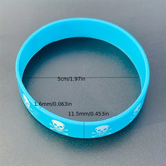 Skull Sports Silicone Bracelets Women's Jewelry