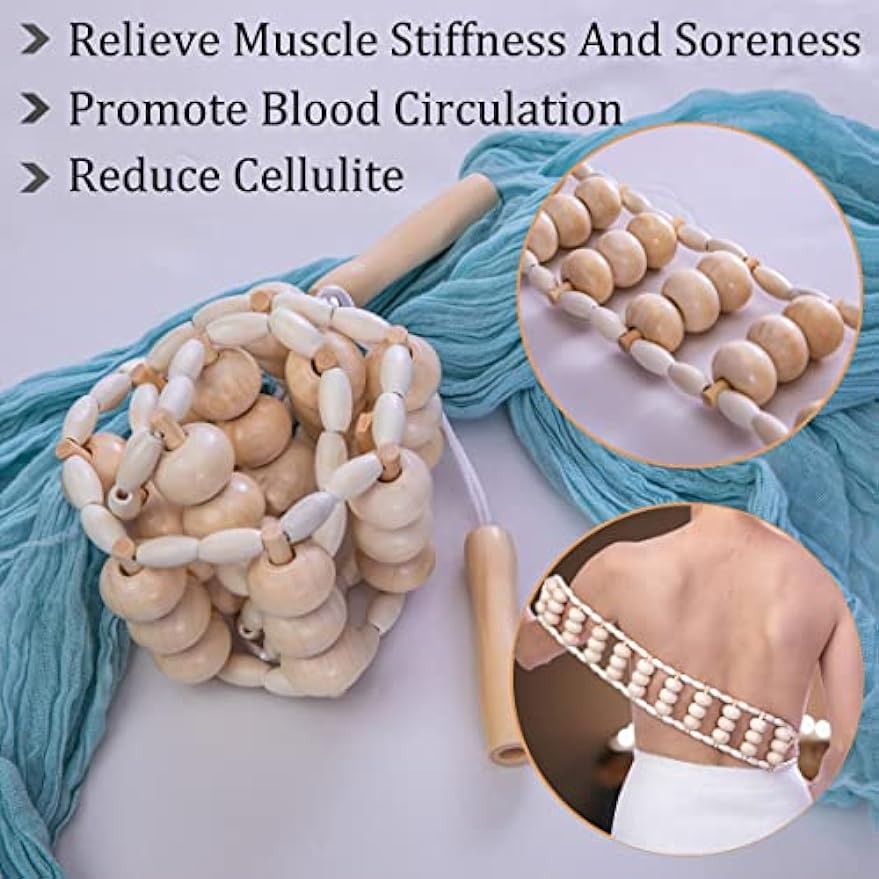6pcs Wooden Massage Tools Kit for Body Shaping