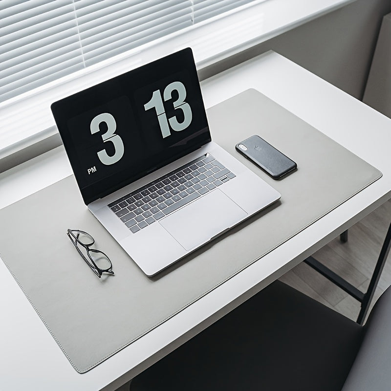 Extra Large PVC Leather Desk Mat for Computer Keyboard and Mouse