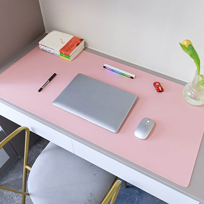 Extra Large PVC Leather Desk Mat for Computer Keyboard and Mouse