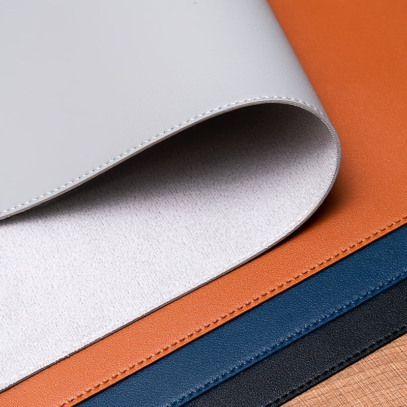 Extra Large PVC Leather Desk Mat for Computer Keyboard and Mouse