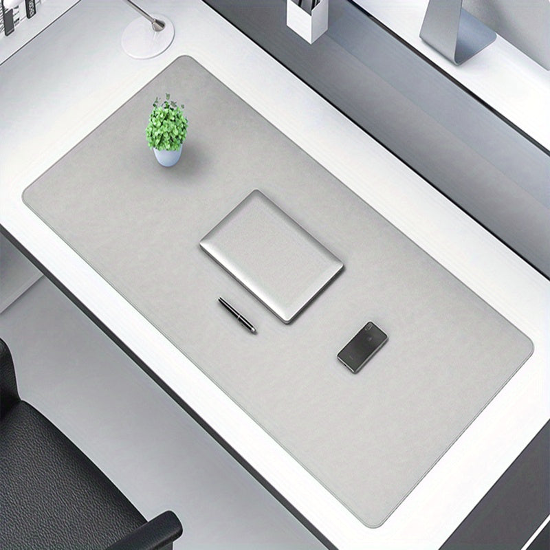 Extra Large PVC Leather Desk Mat for Computer Keyboard and Mouse