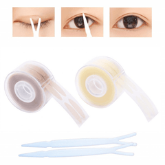 Eyelid Tape Stickers 600pcs Clear Beige Double Fold Eyelid Tape Eye Lid Strips
