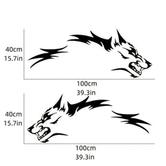 2pcs Unique Wolf Patterned Waterproof Decal Sticker for Cars