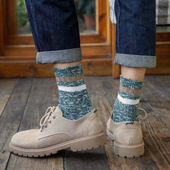 5 Pairs Men's Winter Warm Crew Socks Sweat-absorbing & Breathable