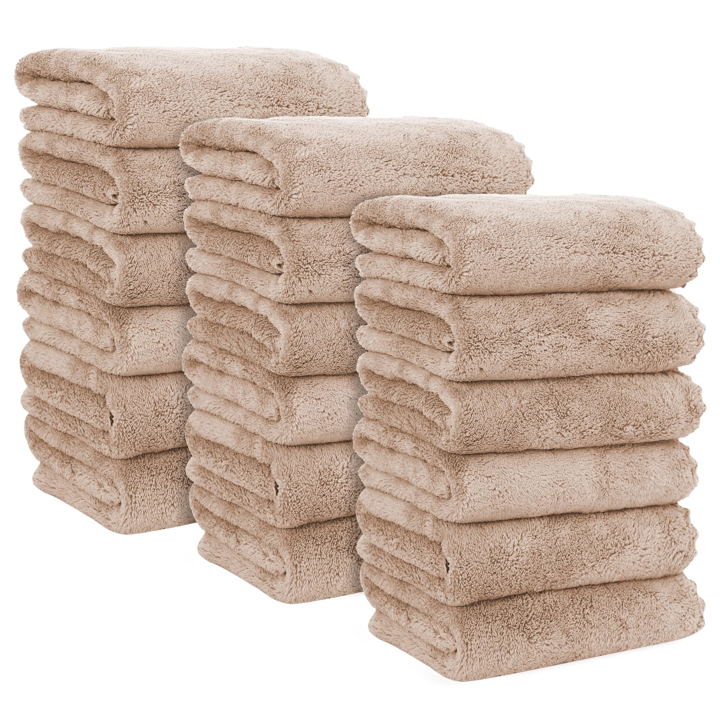 4pcs Coral Fleece Hand Towel Set Highly Absorbent Face Towel