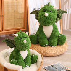 Cartoon Milk Dragon Dinosaur Egg Plush Toy With Wings - Girlfriend Gift