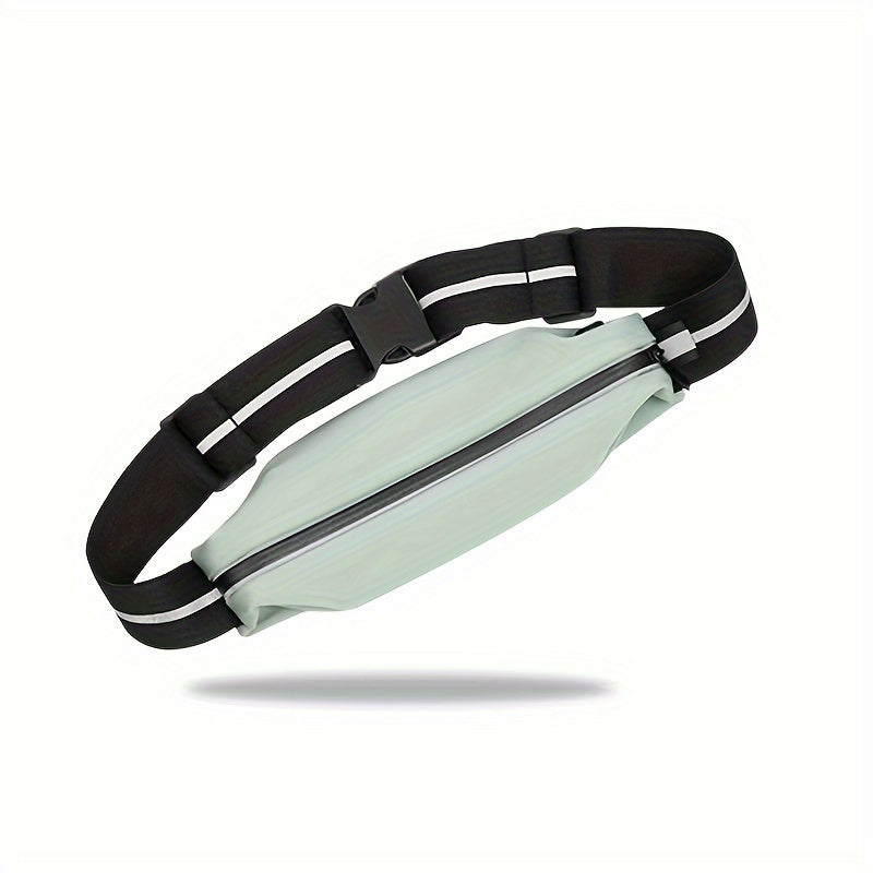 Sports Waist Bag Outdoor Running Elastic Waterproof Reflective Phone Storage