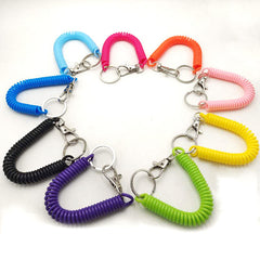 High Elastic Anti Loss Telephone Cable Spring Rope Keychain