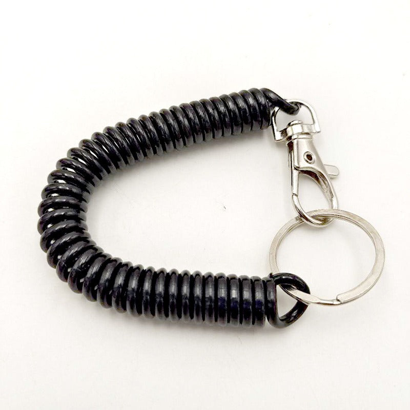 High Elastic Anti Loss Telephone Cable Spring Rope Keychain
