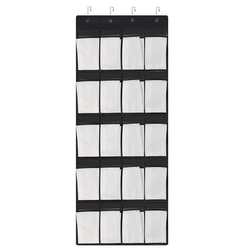 24 grid Over The Door Shoe Storage Hanging Bag Organizer