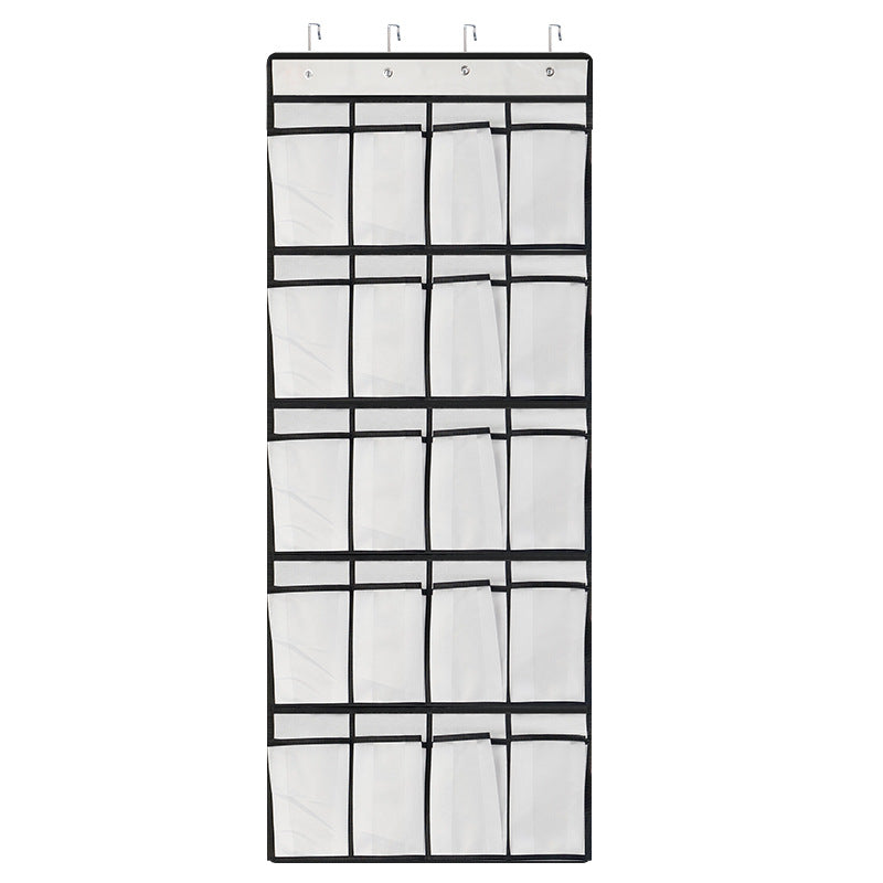 24 grid Over The Door Shoe Storage Hanging Bag Organizer