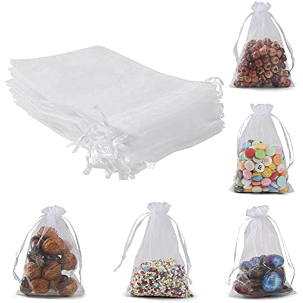 50pcs Organza Bags 10 16 X 15 24 Cm Small Bags Favor Bags Gift Bags