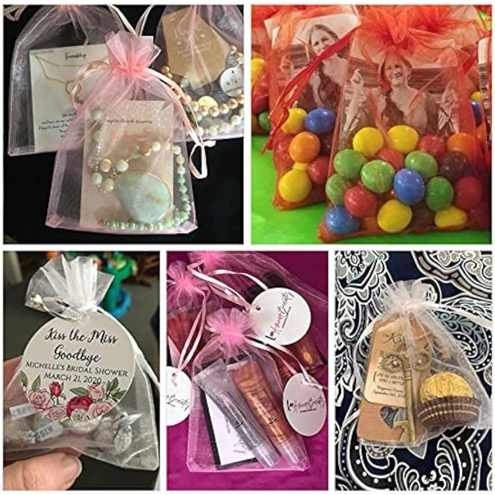 50pcs Organza Bags 10 16 X 15 24 Cm Small Bags Favor Bags Gift Bags