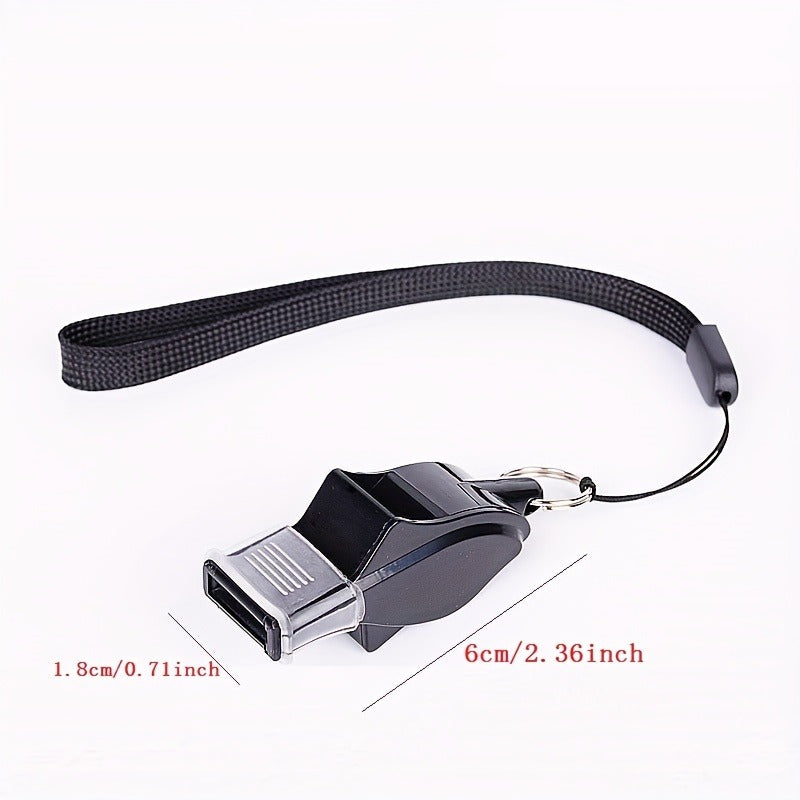 2x Referee Whistle Lanyard Set for Soccer Rugby Basketball