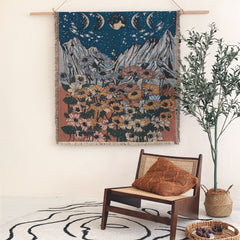 Bohemian Tassel Blanket for Camping & Picnic