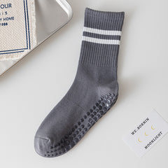 Women's Striped Yoga Socks Non-slip Grip Sports Socks
