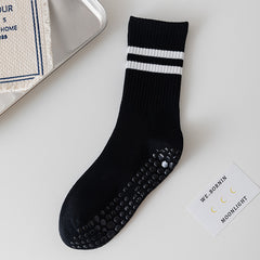 Women's Striped Yoga Socks Non-slip Grip Sports Socks