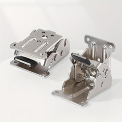 2pcs Folding Hinges 90 Degree Self-locking Concealed Door Hinges
