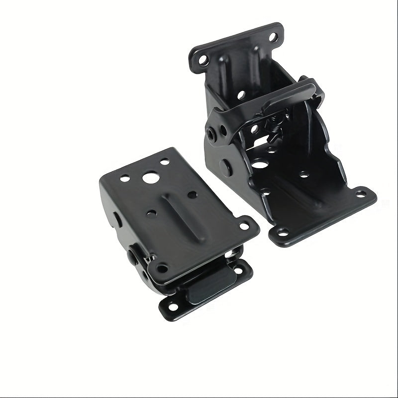 2pcs Folding Hinges 90 Degree Self-locking Concealed Door Hinges