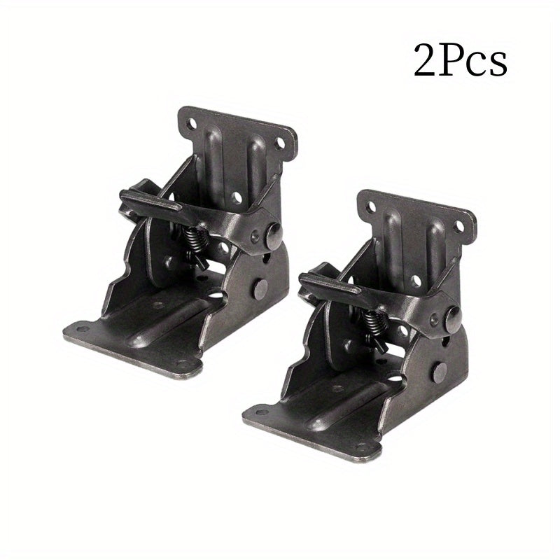 2pcs Folding Hinges 90 Degree Self-locking Concealed Door Hinges