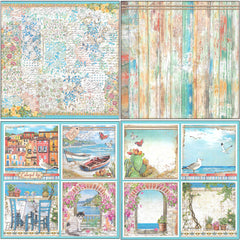 15pcs Large Retro Dream Material Paper Journal For Background DIY Gift