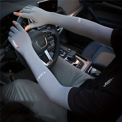 2pcs Breathable Sunscreen Arm Sleeves UV Protection