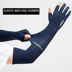 2pcs Breathable Sunscreen Arm Sleeves UV Protection