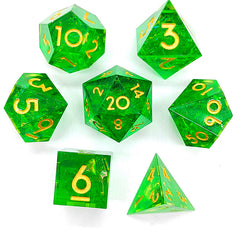7pcs Resin Polyhedral Dice Set for Board Game