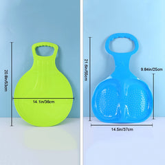 Fan Shaped Snow Ski Sand Boards Colorful Thickened Grass Sand Sliding Board
