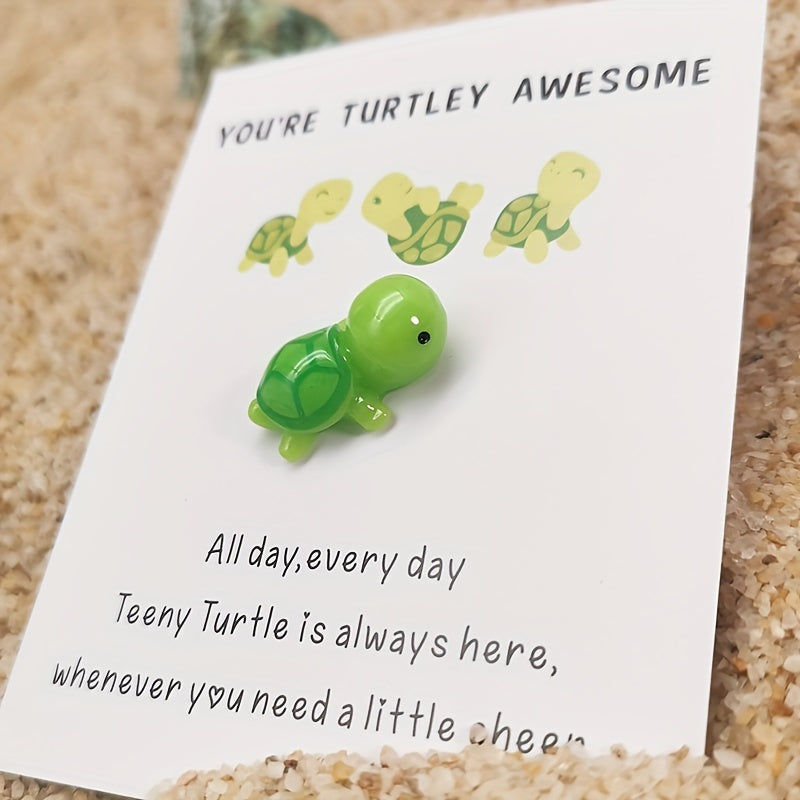 Turtley Awesome Pocket Turtle Hug Cheer Up Mini Resin Sea Turtle Gift