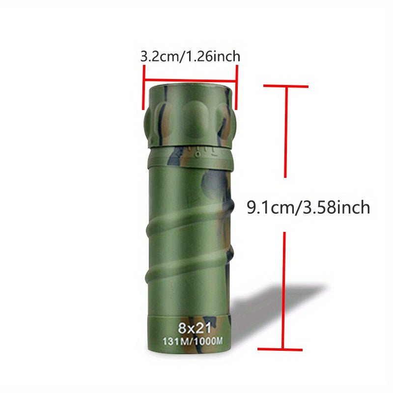8X21 Mini Mobile Phone Monocular Telescope Portable High Power Pocket Monocular