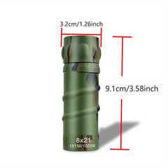 8X21 Mini Mobile Phone Monocular Telescope Portable High Power Pocket Monocular
