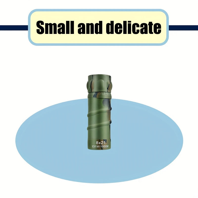 8X21 Mini Mobile Phone Monocular Telescope Portable High Power Pocket Monocular