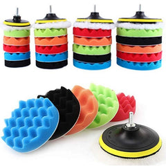 12pcs Car Polishing Disc Self adhesive Polishing Waxing Set