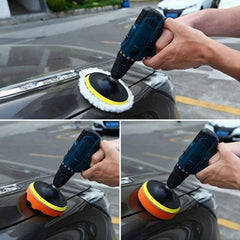 12pcs Car Polishing Disc Self adhesive Polishing Waxing Set