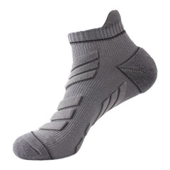 5 Pairs Men's Anti-Odor Sports Socks - Breathable Ankle Socks