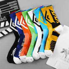 Basketball Socks Thick Cushioning Breathable Sweat-absorbing Men
