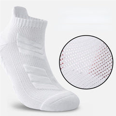 5 Pairs Men's Anti-Odor Sports Socks - Breathable Ankle Socks