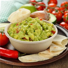 20pcs 350-500ml Disposable Paper Bowls for Camping and Picnic