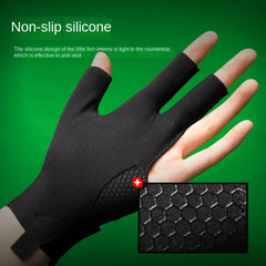 D258 Lightweight Breathable Billiard Gloves Non Slip Single Pack