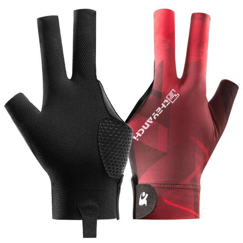 D258 Lightweight Breathable Billiard Gloves Non Slip Single Pack